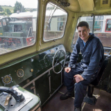 Drive a diesel train