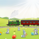 Easter Egg Special - Steam Train Rides & Accessibility/Wheelchair Compartment on SUN 31st March & MON 1st April.