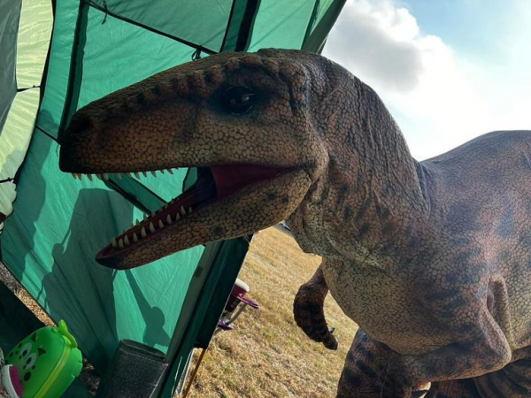 Camping With Dinosaurs