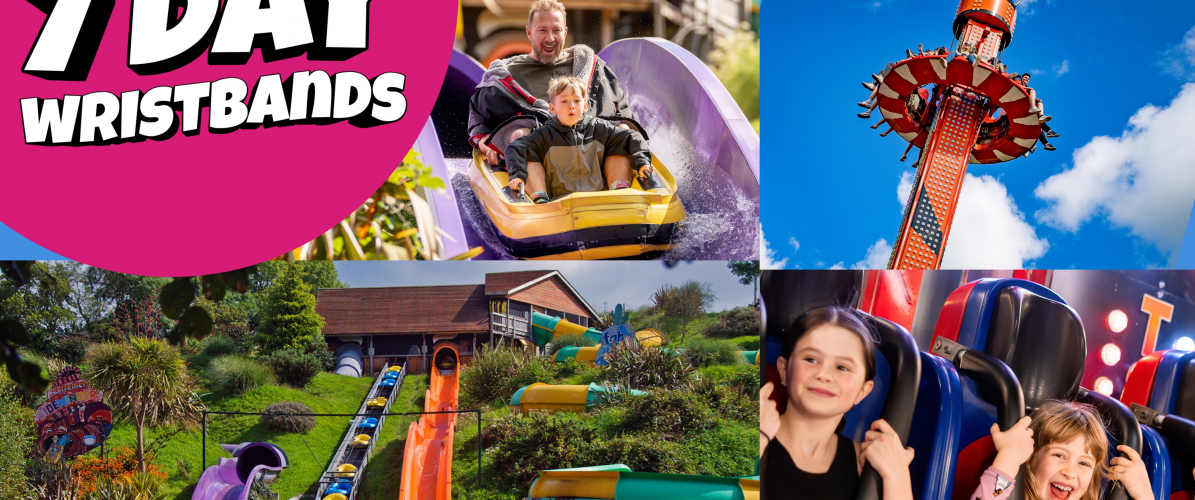 7 Day Wristbands selected dates 27th March - 31st July