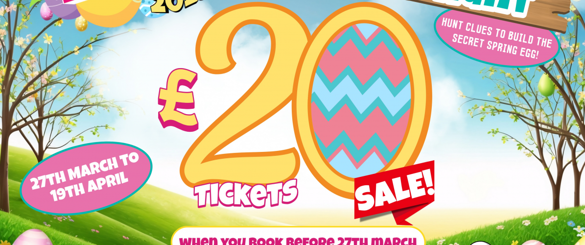 The Easter Egg-Stravaganza £20 Ticket Sale