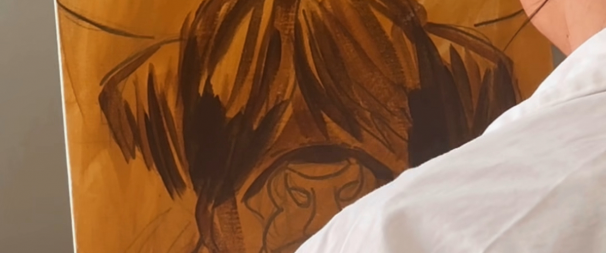 Highland Cow Acrylic Workshop