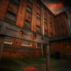 Spooky prison image shrewsbury prison