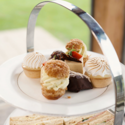 Decorate elegant white pumpkins using pressed flowers from our wildflower meadow, then relax with a decadent sweet or savoury afternoon tea