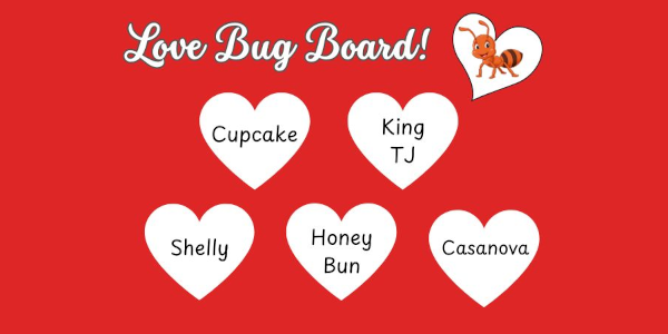 Valentine's Love Bug board