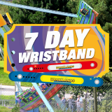 7 Day Wristband selected dates 23rd March - 26th July 2024