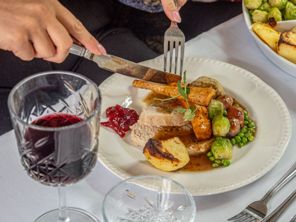 Christmas First Class Dining Trains