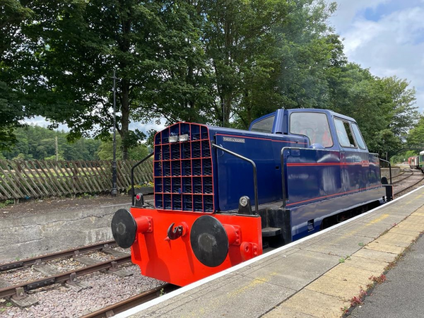 Sentinel Shunter Stanhope Station