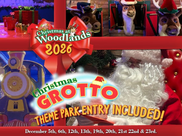 Christmas Grotto + Park Admission 2026
