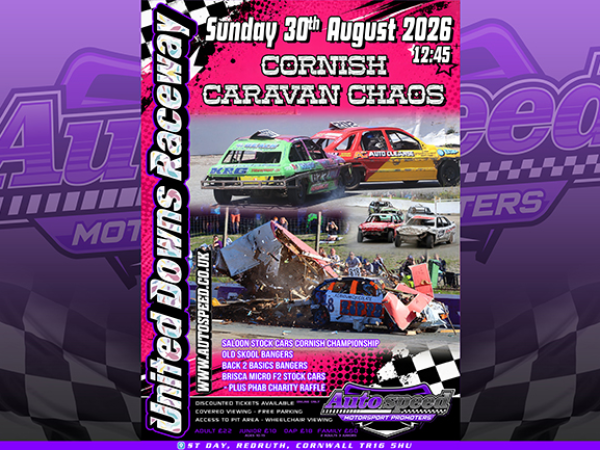 Spectator Tickets Sunday 30th August 12.45pm United Downs Raceway