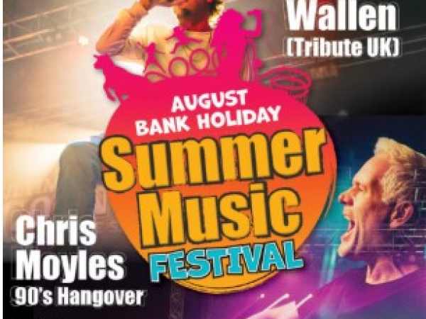 August Bank Holiday Music Festival: Fri 28th – Sat 29th August 2026