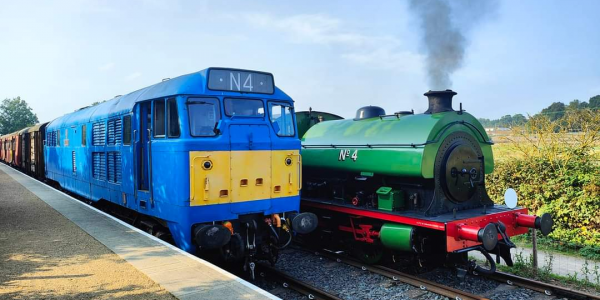 Steam and Diesel  Driver Experience, Steam Footplate and Diesel Cab Rides; Dates in 2025.