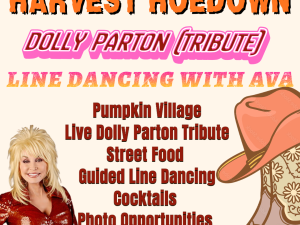Saturday 3rd October Dolly Parton Tribute Act and Pumpkin Picking
