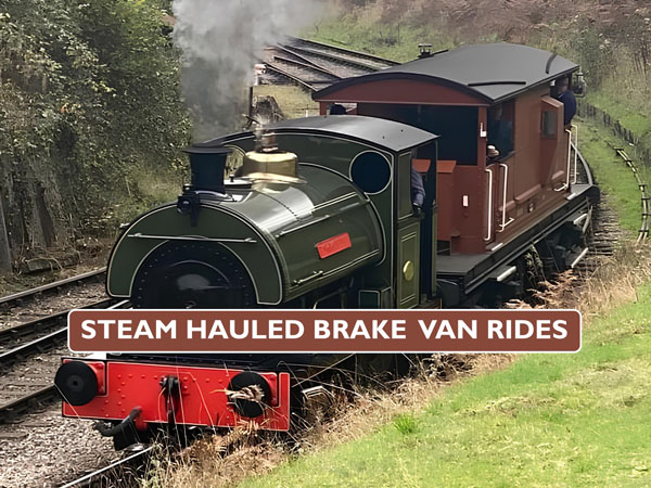 Steam Hauled Brake Van Rides