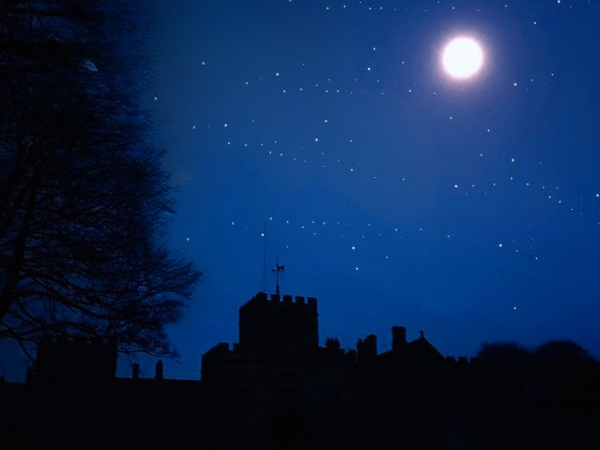 The Night Sky at Hoghton Tower