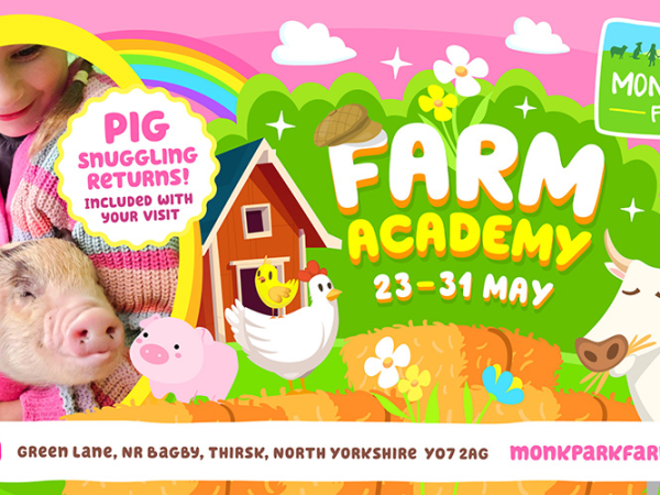 Farm Academy Includes all day Farm Admission and PIGLET SNUGGLING!! 23rd -31st May