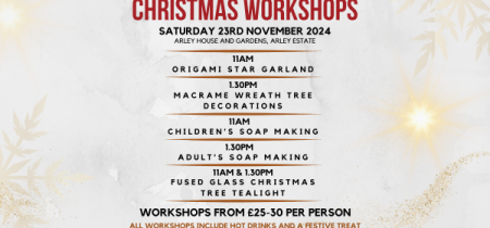 23rd November Craft Fair Christmas Workshops