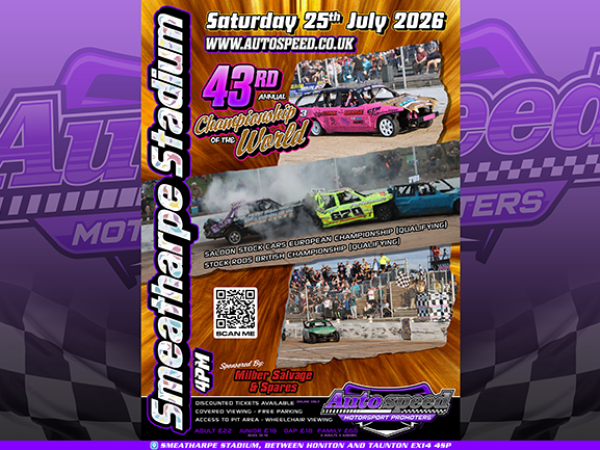 Spectator Tickets Saturday 25th July 4:00pm Smeatharpe Stadium
