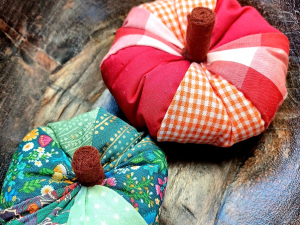 Fabric Pumpkins Workshop at Yarnton 9th October