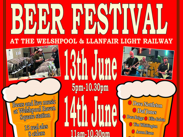 Beer & Cider Festival: 13 & 14th June