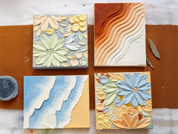Textured Canvas Painting Workshop