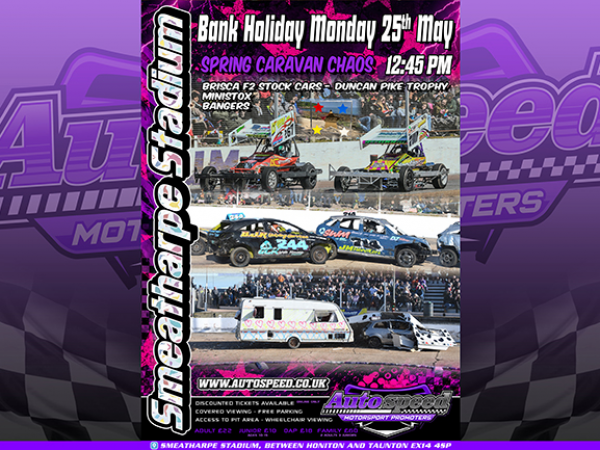 Spectator Tickets Bank Holiday Monday 25th May 12:45pm Smeatharpe Stadium