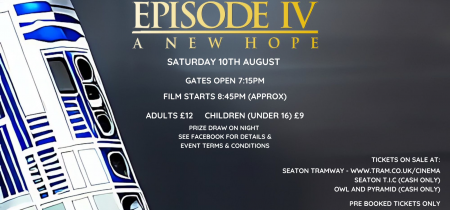 Seaton Outdooe Cinema:  Star Wars A New hope Poster