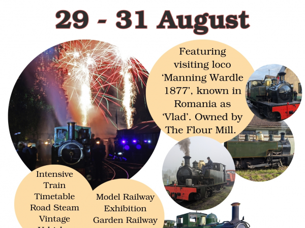 Steam & Diesel Gala: 29 - 31st August