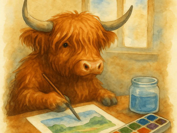 Highland Cow Paint & Sip