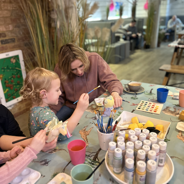 Lily Pots at Frosts- Pottery Painting Session