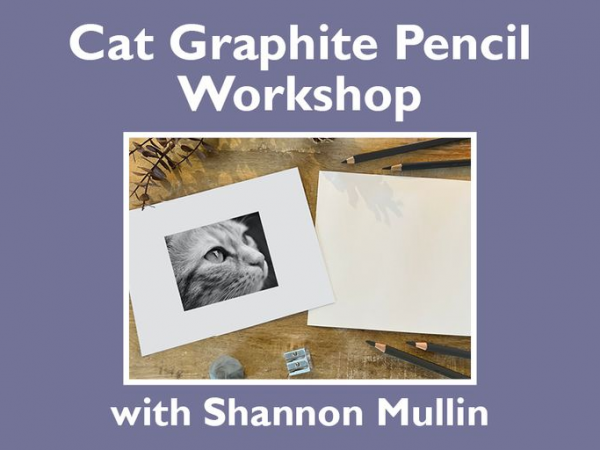 Cat Graphite Pencil Workshop At Barton Grange