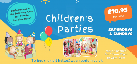 Children's Parties - Email for more details