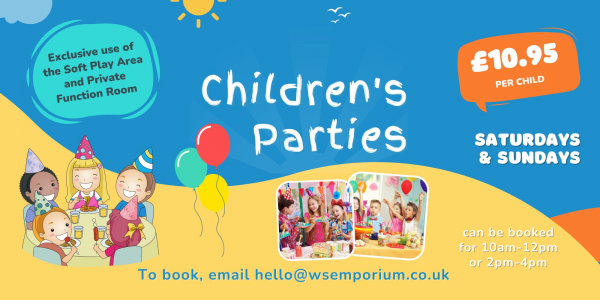 Children's Parties - Email for more details