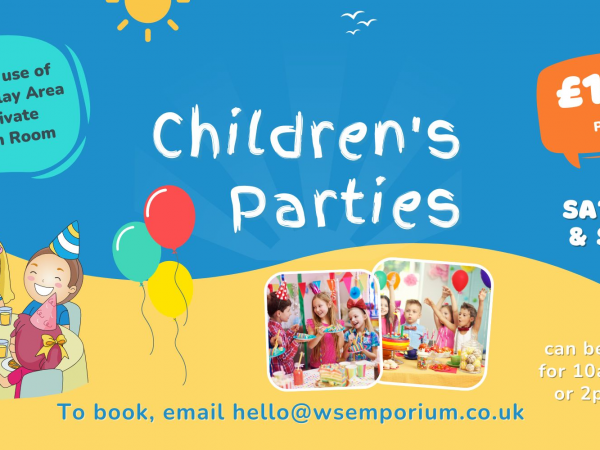 Children's Parties - Email for more details