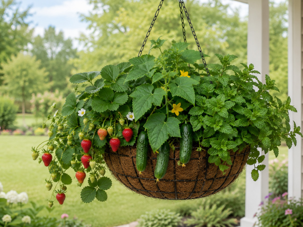Pimms Hanging Basket Workshop at Leaf Creative