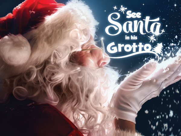 Park Day Admission Ticket and Santa Grotto Ticket.