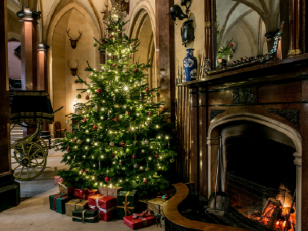 Raby Castle at Christmas
