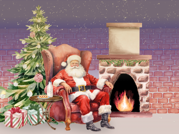 Santa's Grotto at the Buffalo Farm