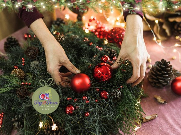 Christmas Wreath Making Workshop At Trowell Garden Centre