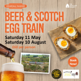 Beer and Scotch Egg Train