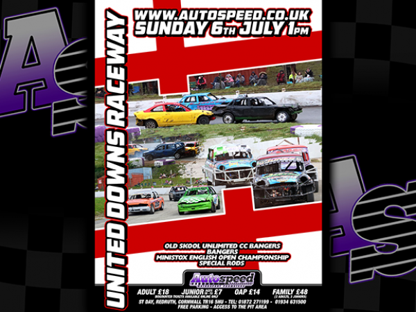 Spectator Tickets Sunday 6th July 1pm United Downs Raceway
