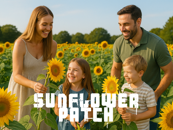 OPEN DATED TICKETS -The Sunflower Patch Admission - Pick your own Sunflowers at COLCHESTER CO6 3PT