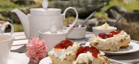 A cream tea