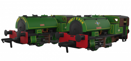 PRE-ORDER: Port of Bagnall's - Twin Pack- Lined Light Green (As Preserved)