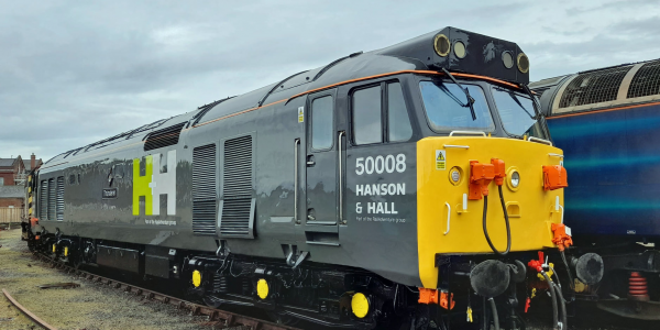 Class 50 locomotive number 50008 Thunderer