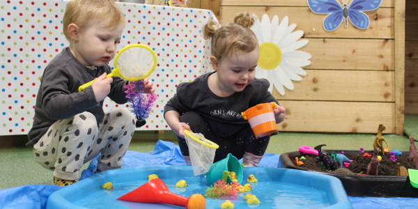 Messy Play Time at Frosts