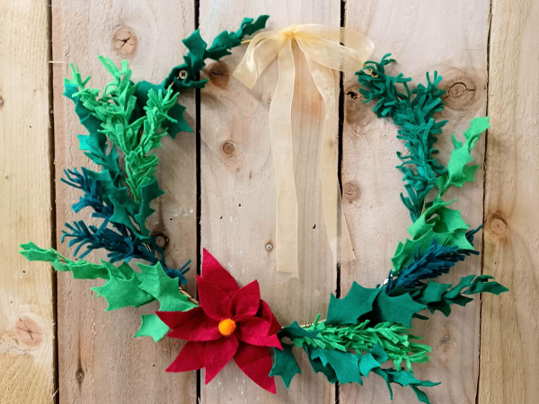 Felt Wreath Making at Yarnton 4th December