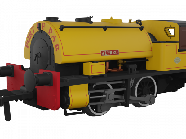 PRE-ORDER: Port of Par Bagnall- Alfred in Port of Par Yellow (As Preserved)