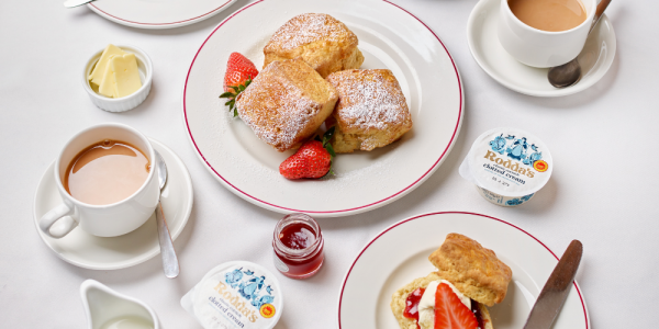 Cream Tea served on the Train