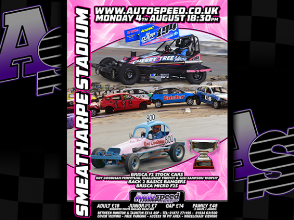 Spectator Tickets Monday 4th August 6.30pm Smeatharpe Stadium